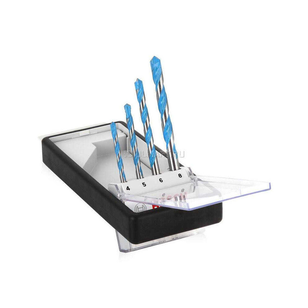 Jeu 4 mèches CYL9 Bosch Professional CYL-9(2607010521)