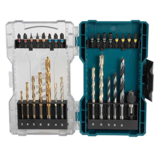 Lot 2 coffrets accessoires Makita 29 et 32 pièces HT