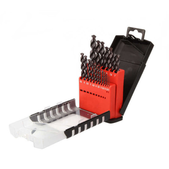 Coffret 19 forets métaux Diager 705D HSS 3G
