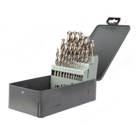 Coffret 25 forets à métaux Diager 747D HSS