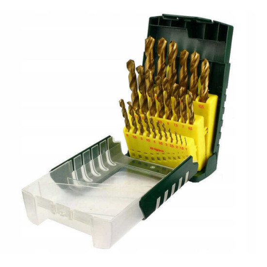 Set de 25 forets à métaux hss titane 1 à 13 mm Bosch Professional