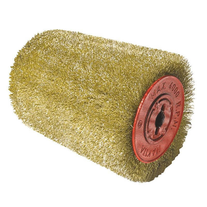 Brosse rouleau acier laitonné Makita P-65648 HT