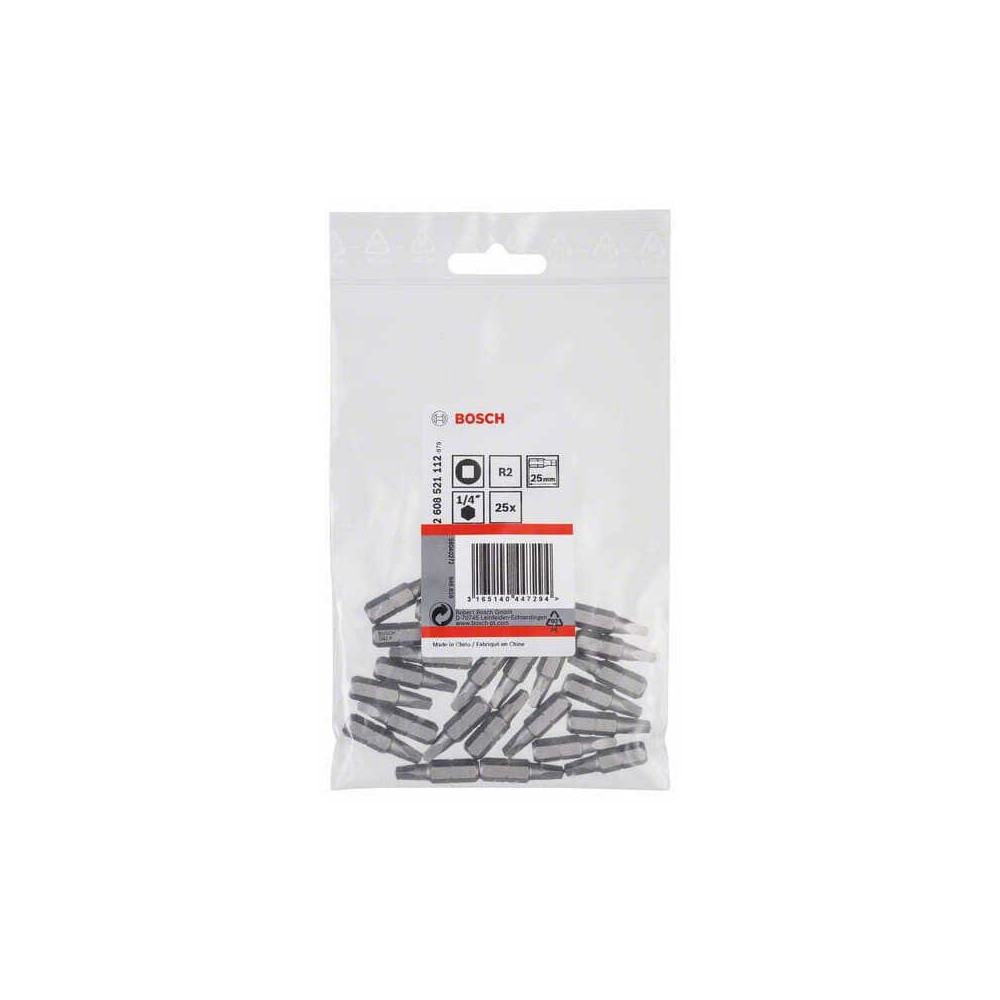 25 embouts de vissage Bosch 2608521112 R2
