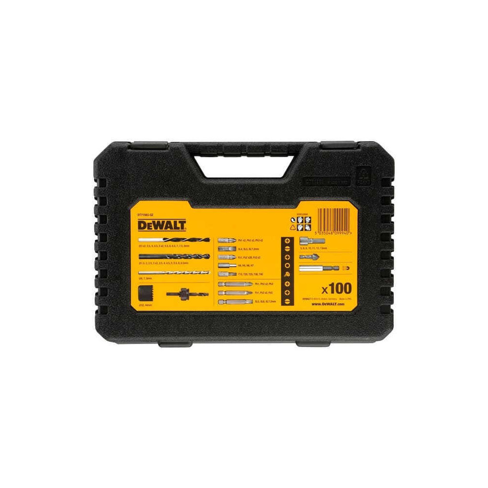 Coffret 100 forets et embouts DeWalt DT71563