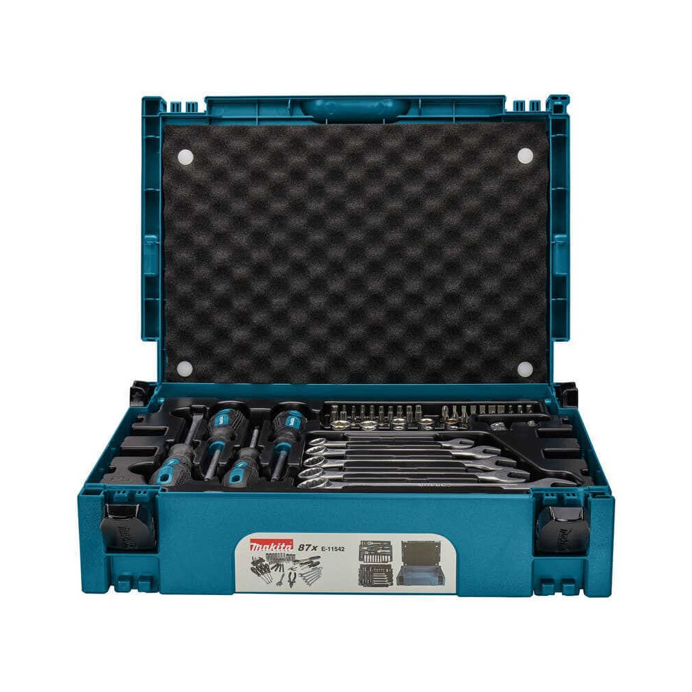 Coffret 87 outils à main Makita E-11542 Makpac