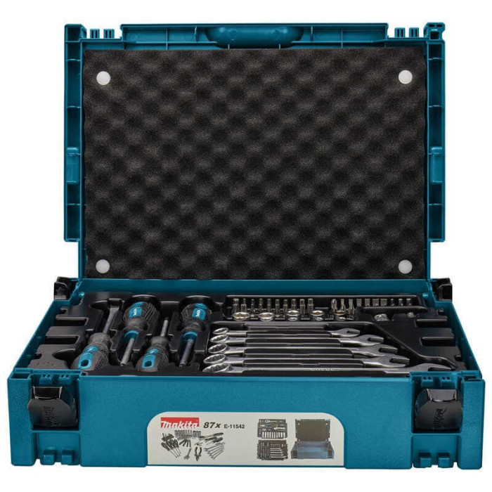 Coffret 87 outils à main Makita E-11542 Makpac