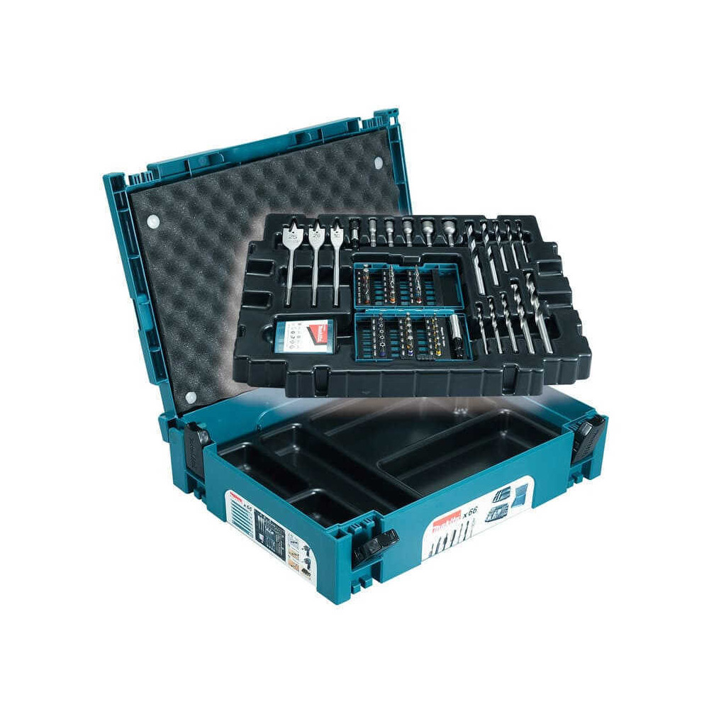 Coffret 66 accessoires Makita B-43044 en Makpac