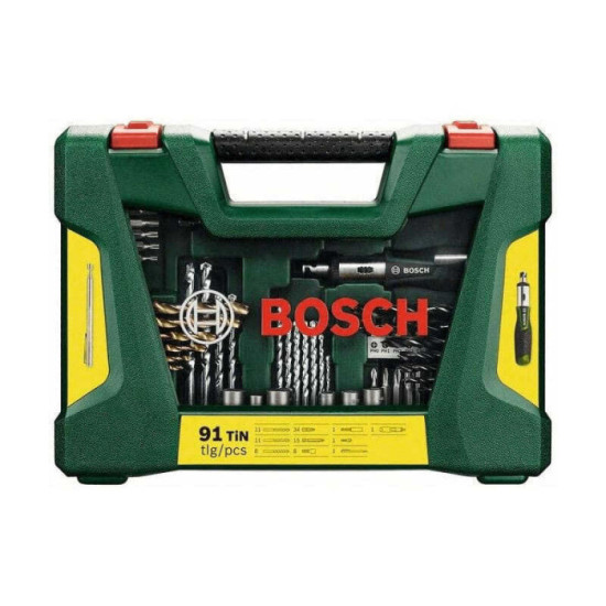 Coffret 91 forets et embouts Bosch 2607017195