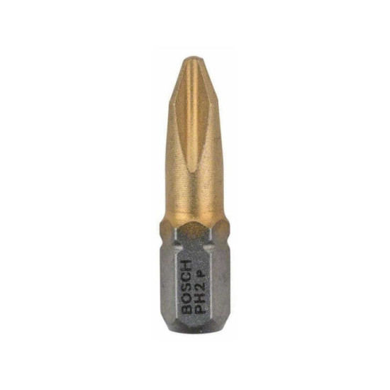 Embouts PH2 25 mm extra dur x25 Bosch Professional 2607002488