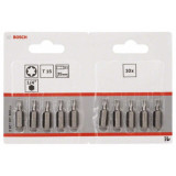 Embout torx t 15 extra dur 25 mm 1 4 lot de 10 Bosch Professional