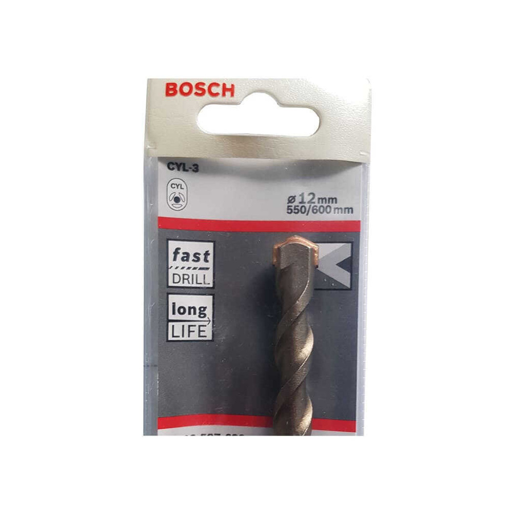 Foret à béton Bosch CYL-3 2608597699 Ø12 x 600 mm