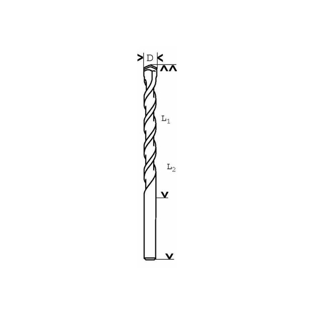 Foret à béton Bosch CYL-3 2608597699 Ø12 x 600 mm