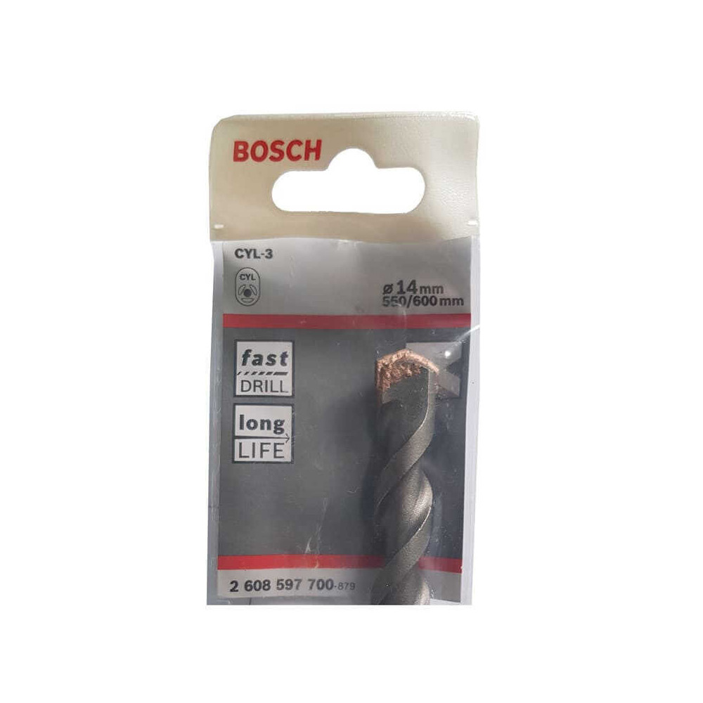 Foret à béton Bosch CYL-3 2608597700 Ø14 x 600 mm