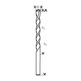 Foret à béton Bosch CYL-3 2608597700 Ø14 x 600 mm