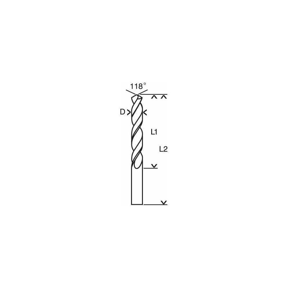 Foret à métaux HSS-R Bosch 2608596807 Ø13 mm
