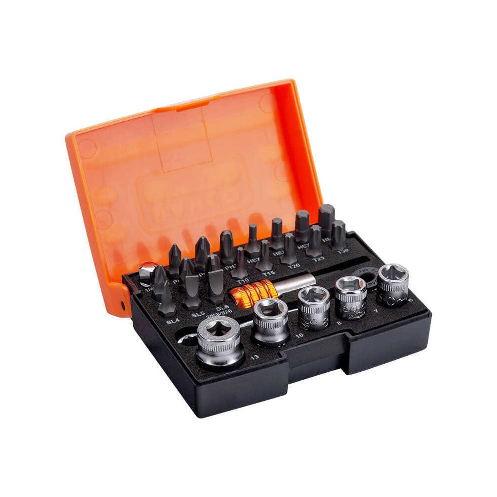 Jeu d'embouts et de douilles 1/4 pouce Bahco 2058S26 - 26 pièces