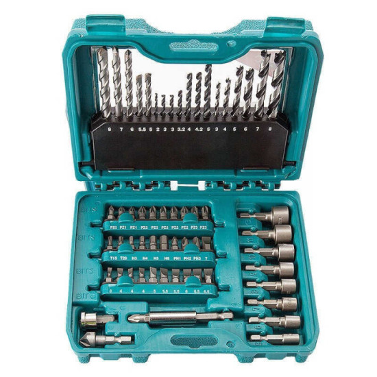 Coffret 60 accessoires perçage vissage Makita P-90358