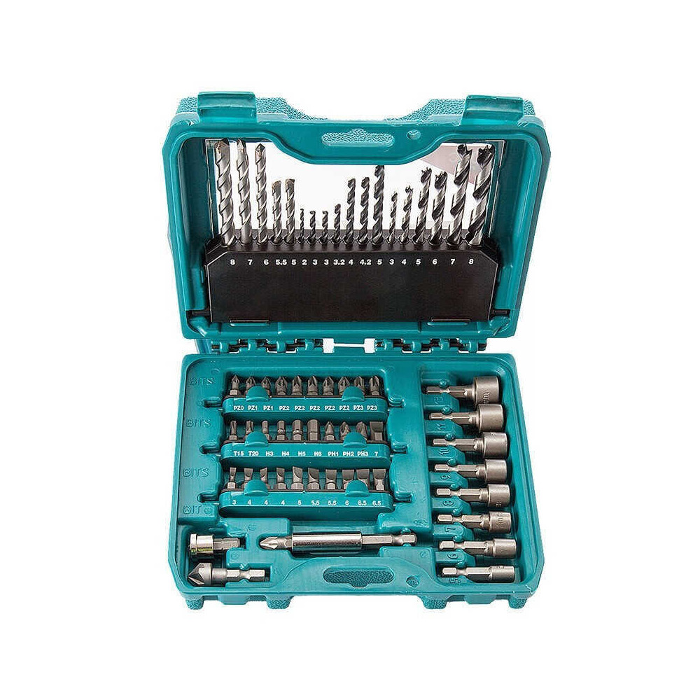 Coffret 60 accessoires perçage vissage Makita P-90358