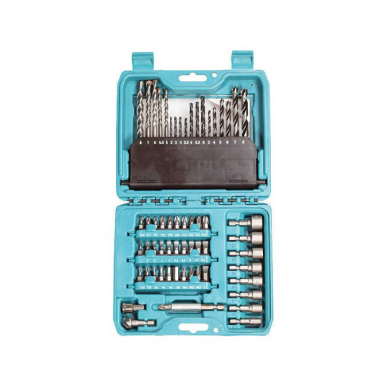 Coffret 60 accessoires perçage vissage Makita P-90358