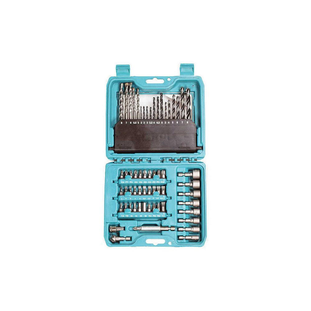 Coffret 60 accessoires perçage vissage Makita P-90358