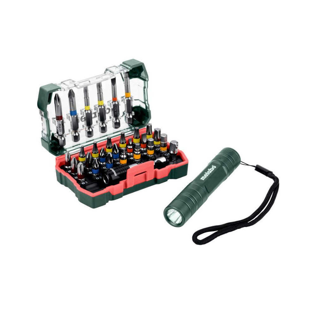 Coffret 29 embouts Metabo 626721000 avec lampe