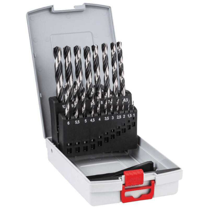 Kit de forets à hélice HSS PointTeQ Bosch 2608577351