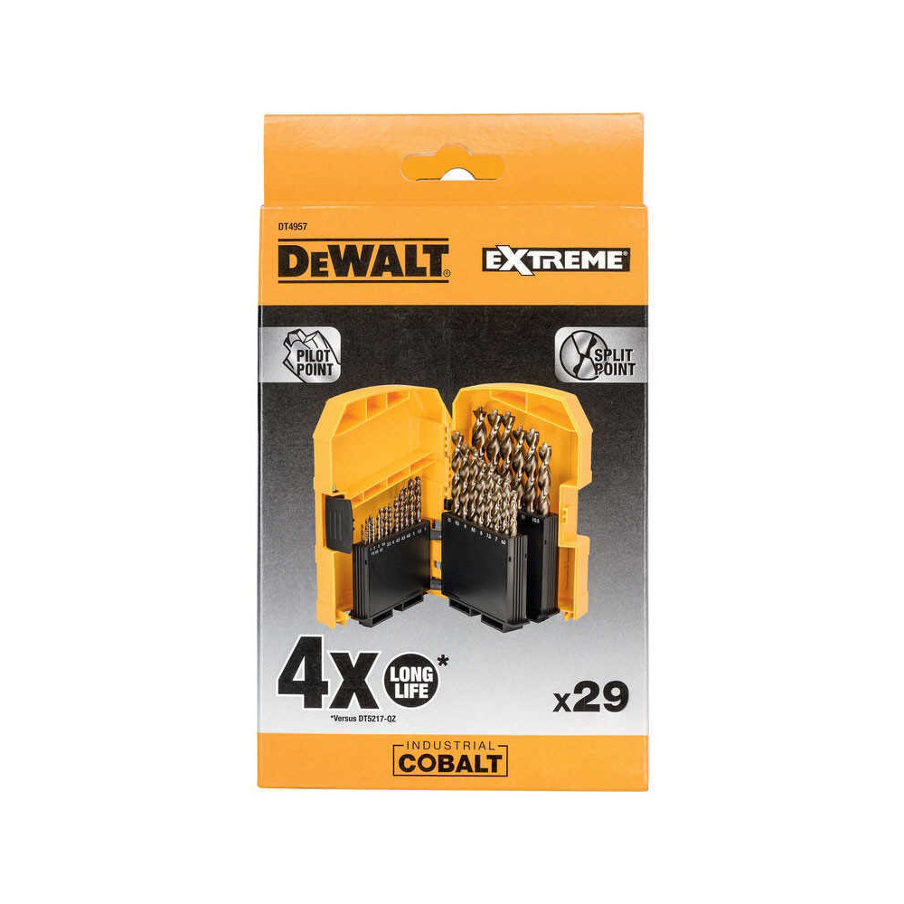 Coffret 29 forets cobalt DeWalt DT4957-QZ
