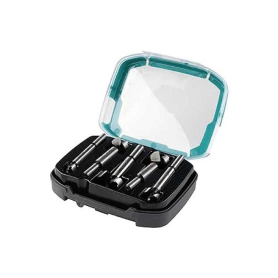 Kit 5 fraises à bois d'encastrement Wolfcraft 1002000