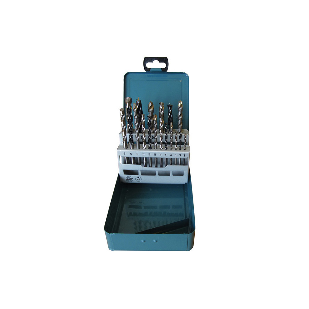 Coffret 18 forets Makita D-46202 bois métal béton