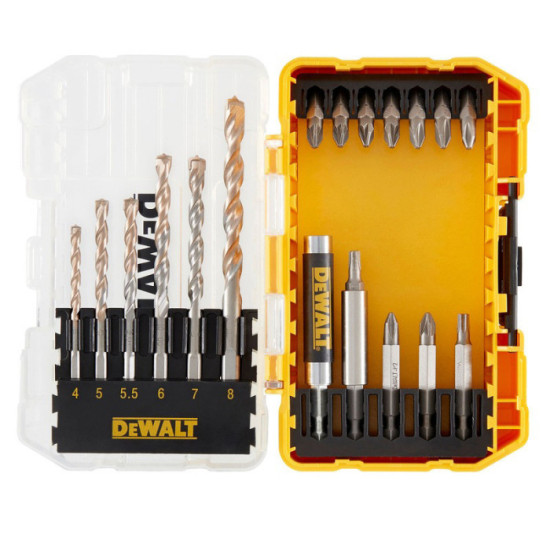 Coffret vissage et perçage 19 pcs DeWalt DT70712-QZ