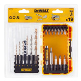 Coffret vissage et perçage 19 pcs DeWalt DT70712-QZ
