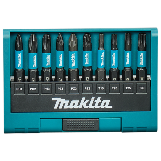 Coffret 10 embouts Makita E-12011 Impact Black HT