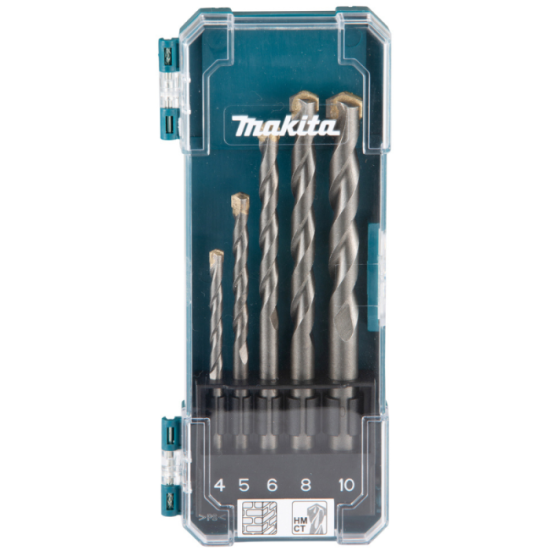 Coffret 5 forets béton Makita D-72877