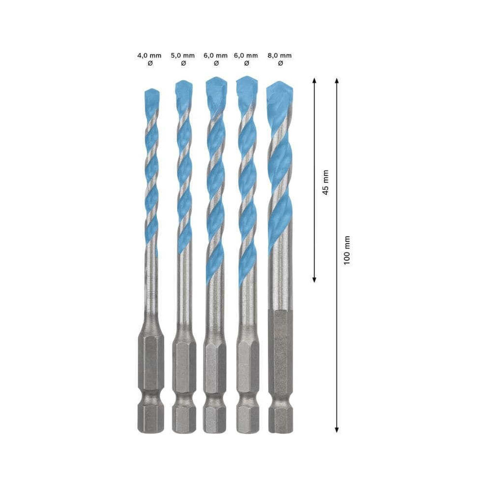 Coffret de 5 forets Bosch Professional 2608900585