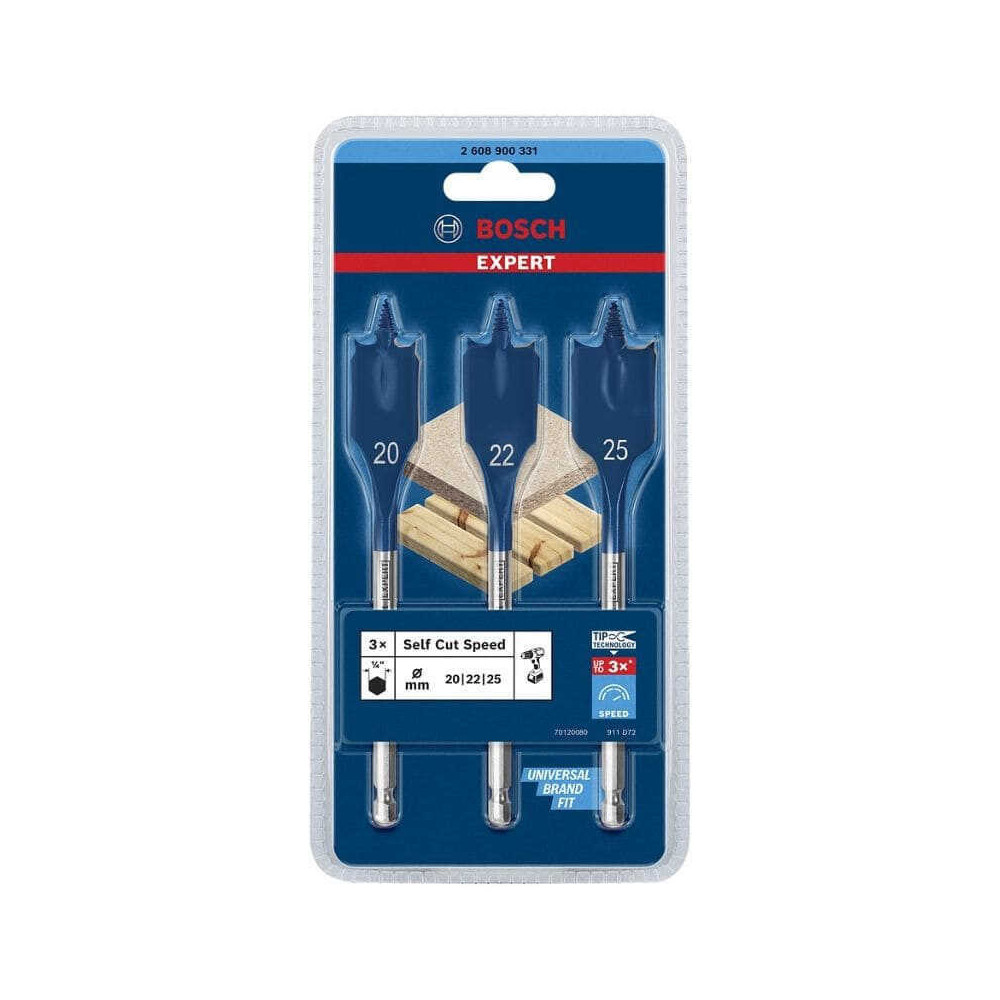 Coffret de mèches plates Bosch Professional 2608900331