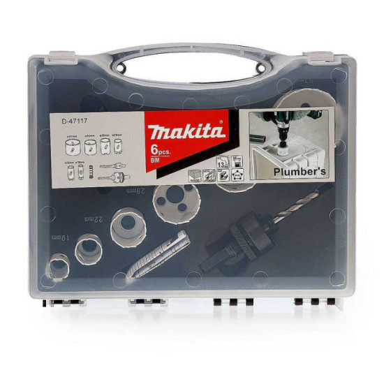 Coffret 6 scies cloches bi-métal Makita D-47117