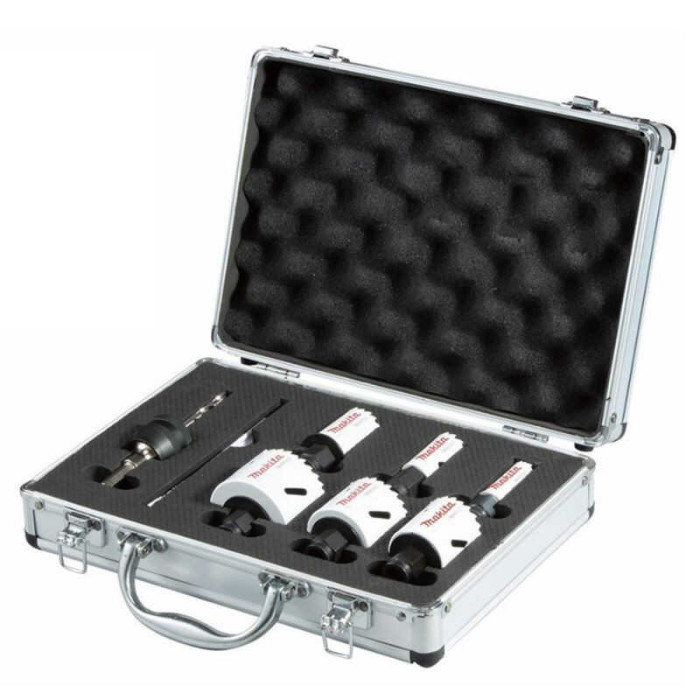 Coffret 6 scies cloches EzyChange Makita E-12326