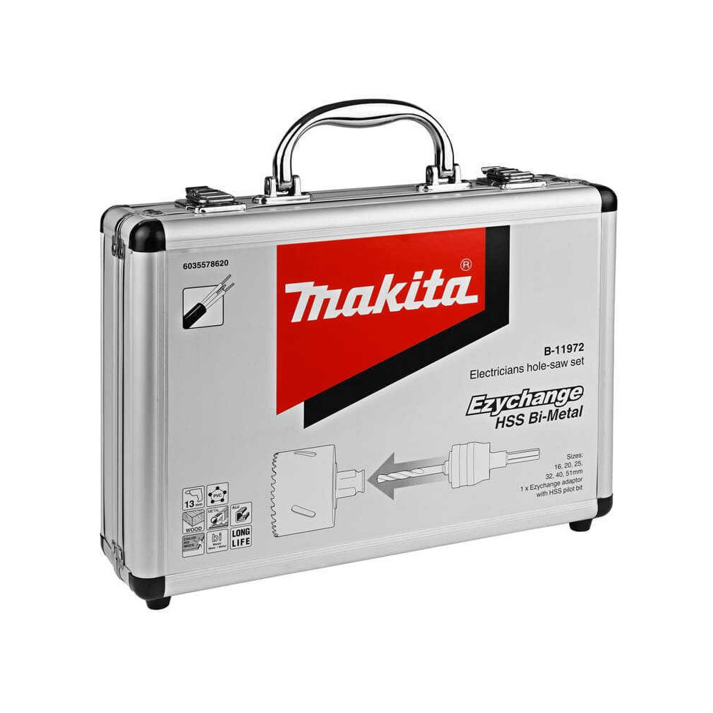 Kit scies trépans bimétal Makita B-11972