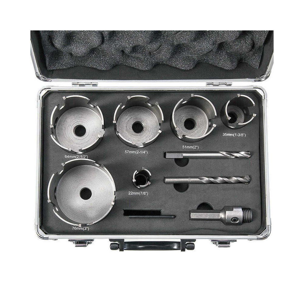 Coffret 9 scies cloches TCT Makita D-51297