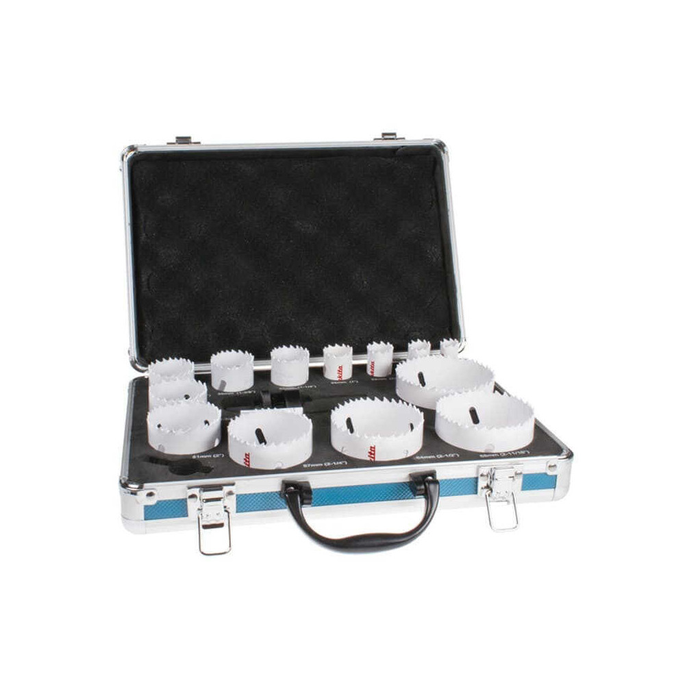 Coffret 16 scies cloches bi-métal Makita D-47307
