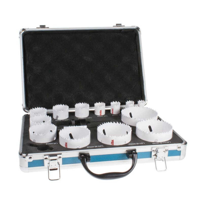 Coffret 16 scies cloches bi-métal Makita D-47307