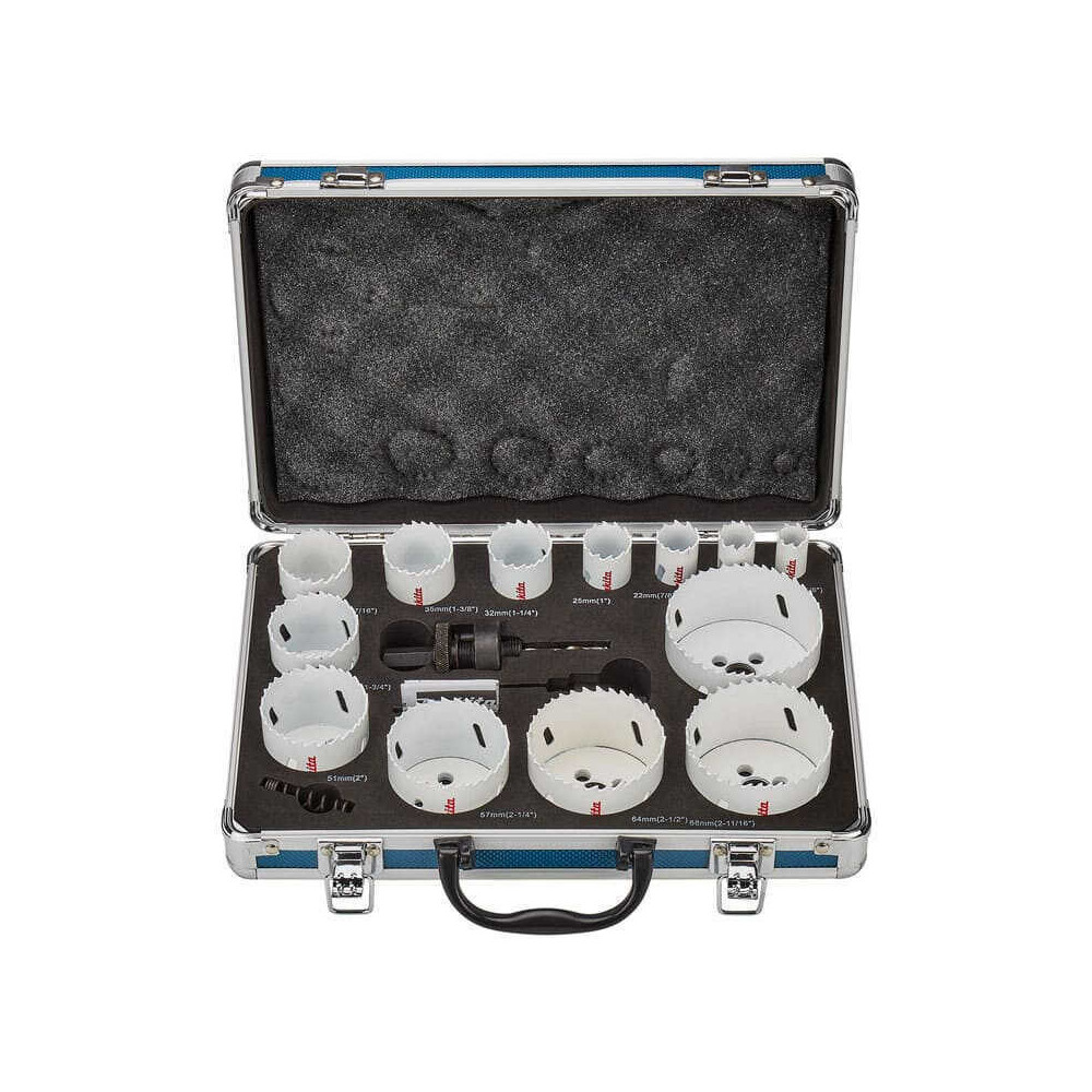 Coffret 16 scies cloches bi-métal Makita D-47307