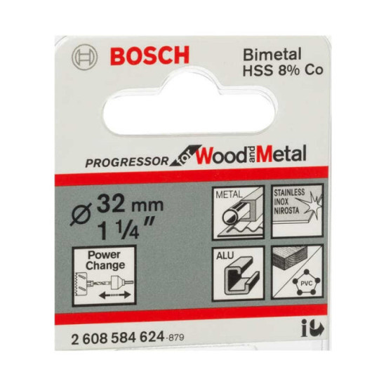 Scie trépan Bosch Progressor Ø 32 mm 2608584624