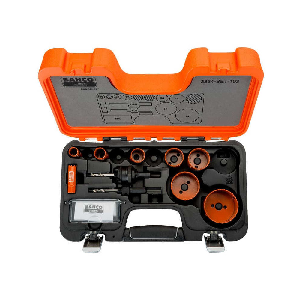 Jeu de scies trépans bimétal Bahco 3834-set-103
