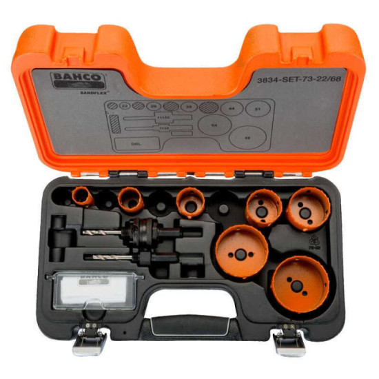 Jeu de scies trépans bimétal Bahco 3834-SET-73-22_68
