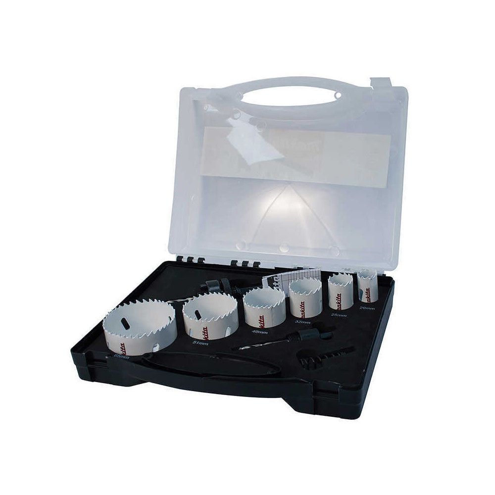 Coffret 6 scies cloches bi-métal Makita D-47139