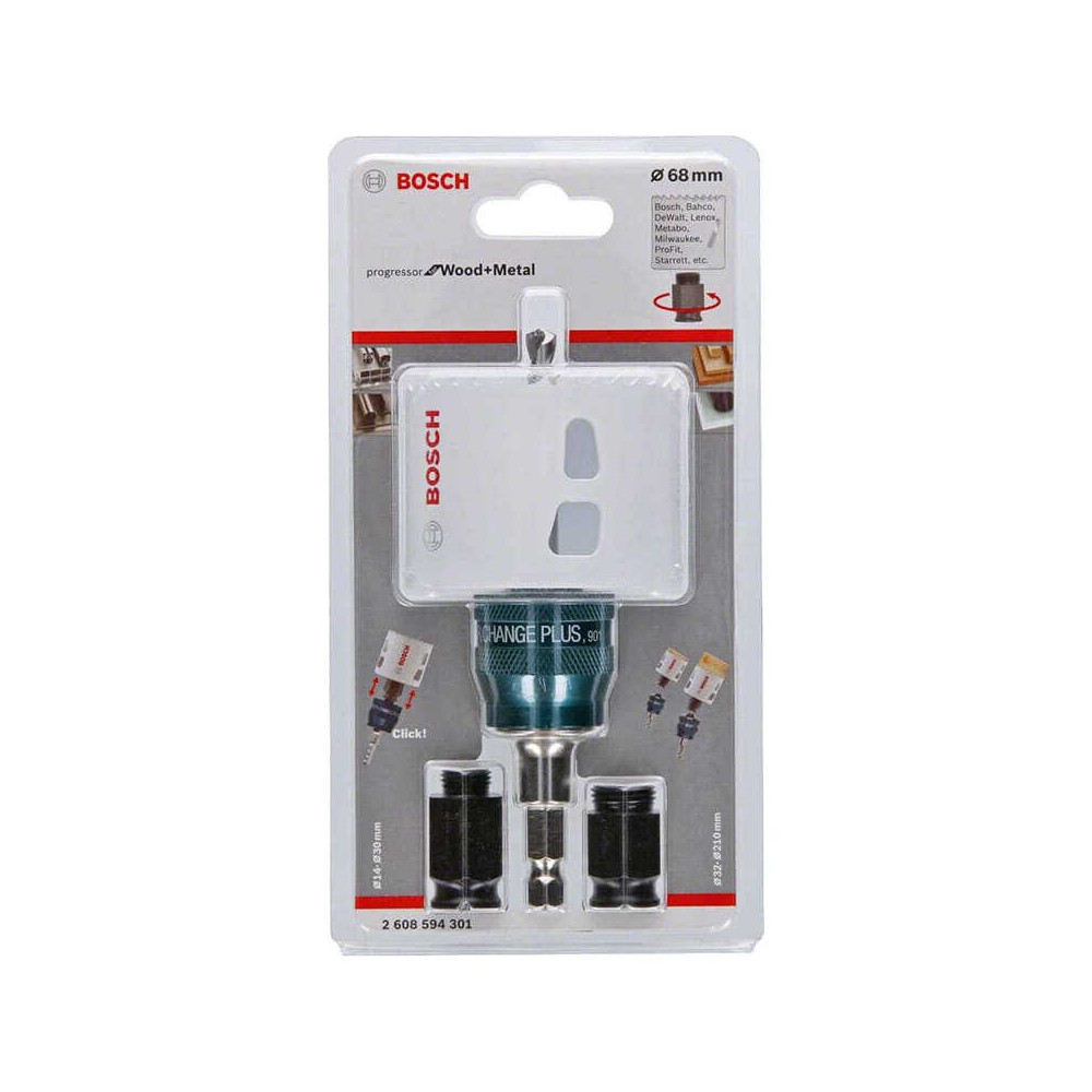Kit scie trépan Bosch Progressor Ø 68 mm 2608594301