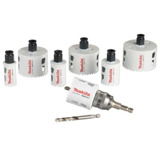 Coffret 7 scies cloches EzyChange Makita E-12295