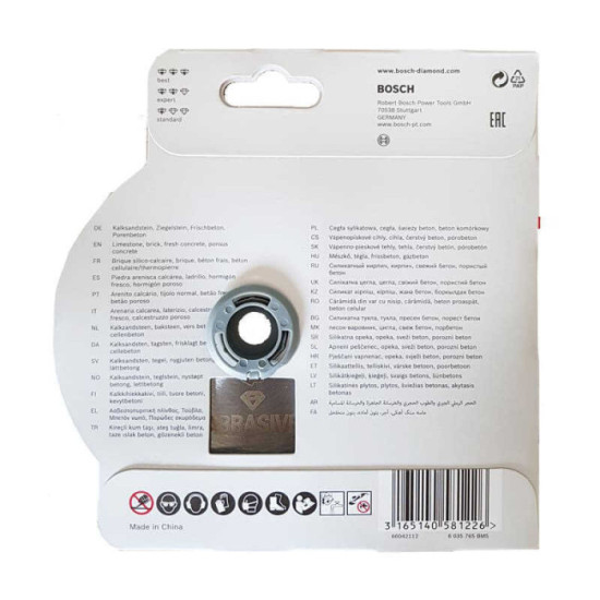 Disques à tronçonner diamantés Bosch 2608602616