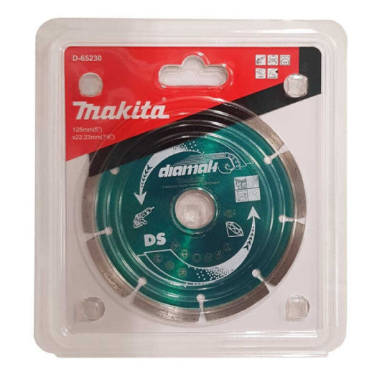 Disque diamant Makita D-65230 125 mm béton à sec
